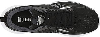 Tênis de corrida Saucony Kinvara 13 feminino, preto/prateado