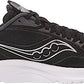Tênis de corrida Saucony Kinvara 13 feminino, preto/prateado