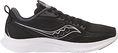 Tênis de corrida Saucony Kinvara 13 feminino, preto/prateado