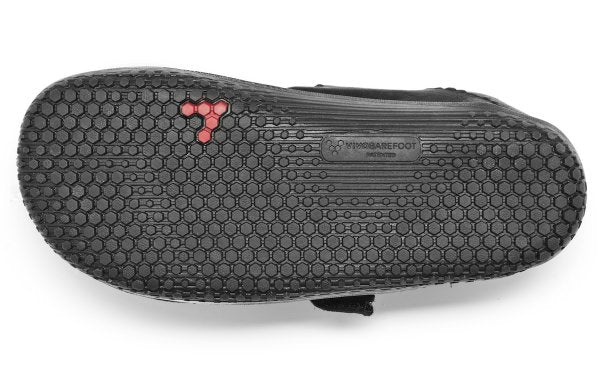 Sapato escolar clássico para meninas Vivobarefoot, preto, tamanho 39 D, tamanho grande, para crianças (6 unidades)