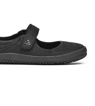 Sapato escolar clássico para meninas Vivobarefoot, preto, tamanho 39 D, tamanho grande, para crianças (6 unidades)