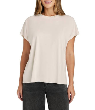 Esplêndida - Camiseta de manga curta em jersey de malha Tyra