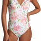 Ralph Lauren - Ruffle Floral Print One Piece Swimsuit