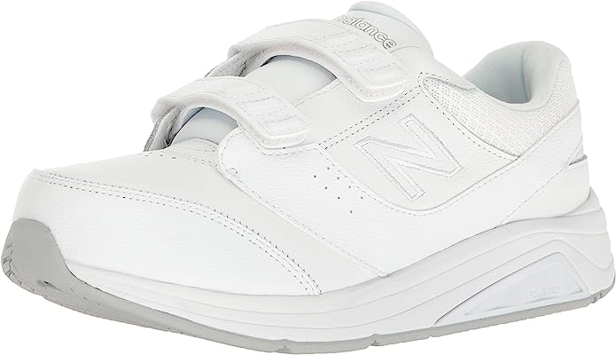 Tênis de caminhada New Balance 928 V3 Hook and Loop feminino, branco, tamanho 7 2E, extra largo, EUA