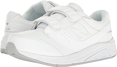 Tênis de caminhada New Balance 928 V3 Hook and Loop feminino, branco, tamanho 7 2E, extra largo, EUA