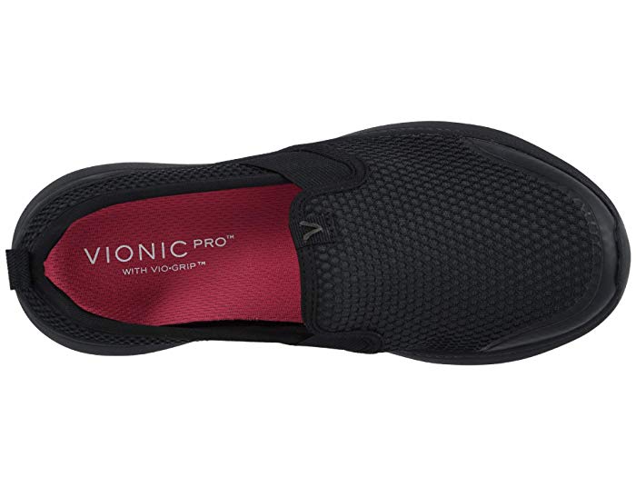 Sapatos femininos Vionic Simmons Julianna Service, pretos