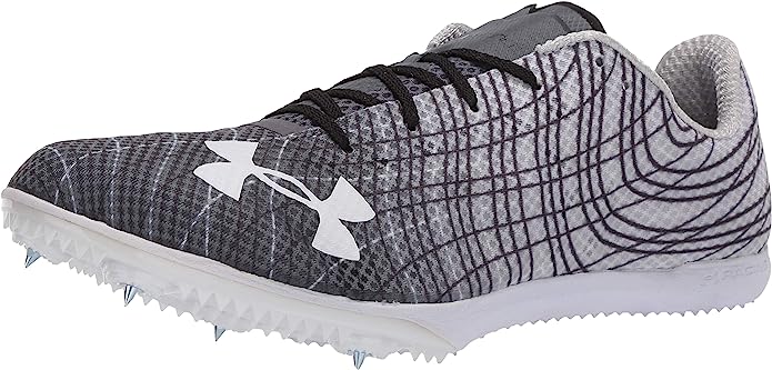 Tênis de corrida Under Armour Kick Distance 3 masculino, cinza Halo, tamanho 8 D, médio, EUA