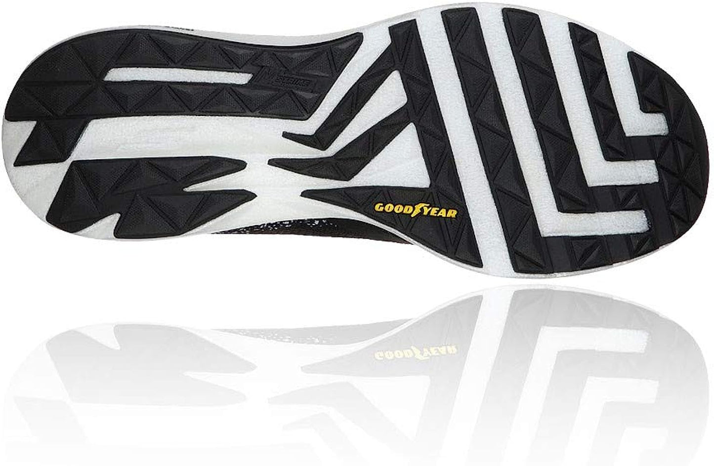 Tênis de corrida Skechers Gorun Ride 8 Hyper masculino, preto