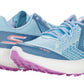 Tênis de corrida feminino Skechers Go Run Razor Trl azul/roxo