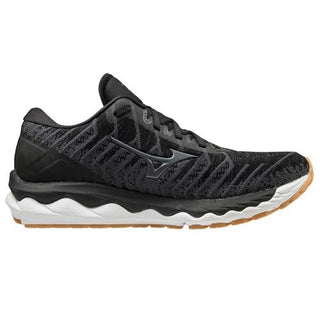 Tênis de corrida Mizuno Wave Sky 4 Waveknit masculino, sombra escura