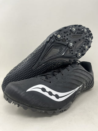 Tênis de corrida Saucony Spitfire 5 masculino, preto, tamanho 11,5 D, médio, EUA