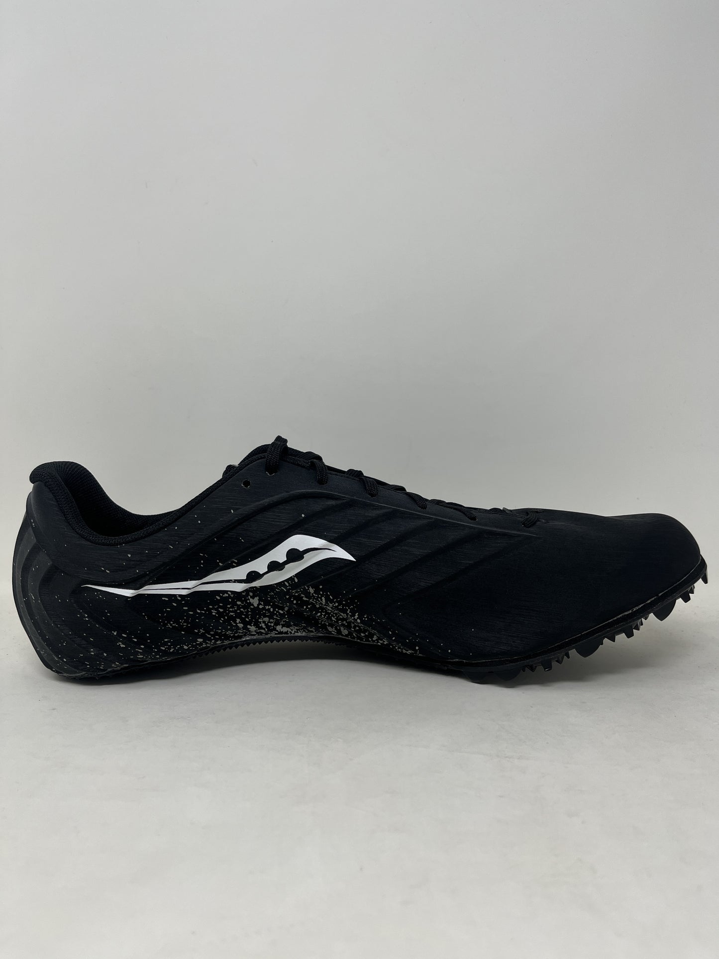 Tênis de corrida Saucony Spitfire 5 masculino, preto, tamanho 11,5 D, médio, EUA