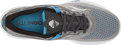 Tênis de corrida Saucony Ride 15 masculino, liga/topázio