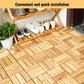 12" x 12" Interlocking Deck Tiles Checker Pattern