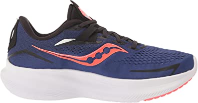 Tênis de corrida Saucony Ride 15 masculino Safira/Vermelho Vizired