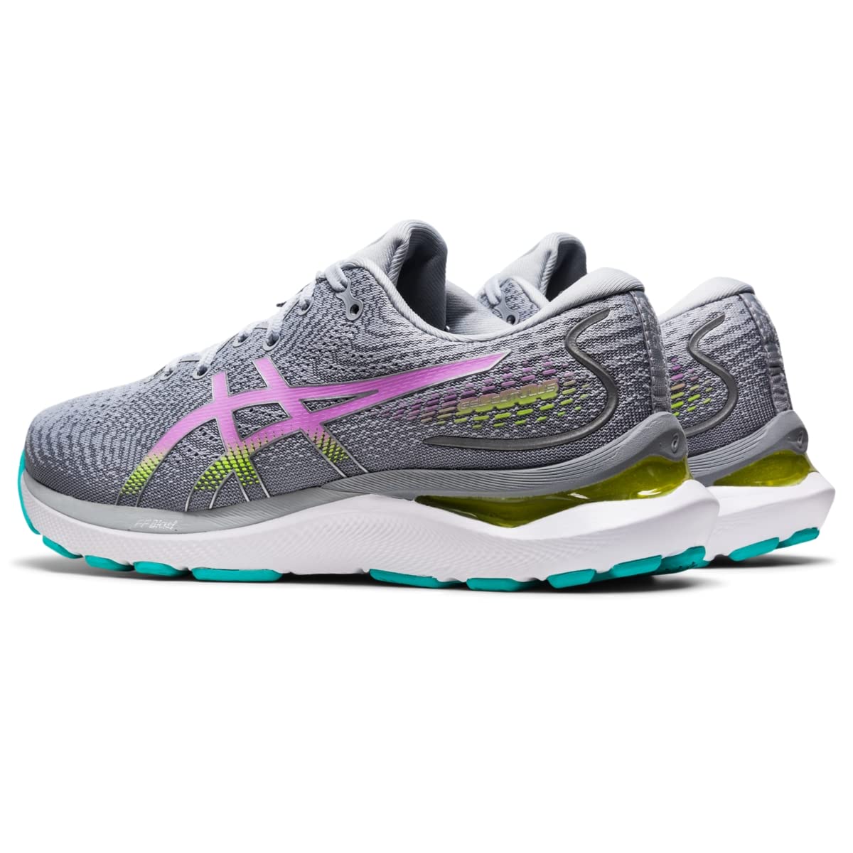 Tênis de corrida feminino Asics Gel-Cumulus 24 Piedmont/Lavanda, tamanho 6 B, médio, EUA