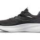 Tênis de corrida Saucony Ride 15 feminino, preto/branco