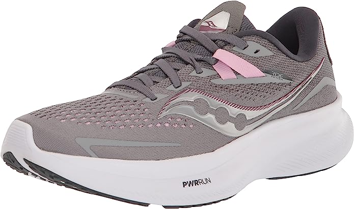 Tênis de corrida Saucony Ride 15 feminino em liga/quartzo