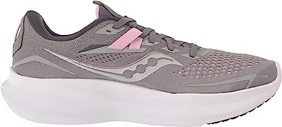 Tênis de corrida Saucony Ride 15 feminino em liga/quartzo