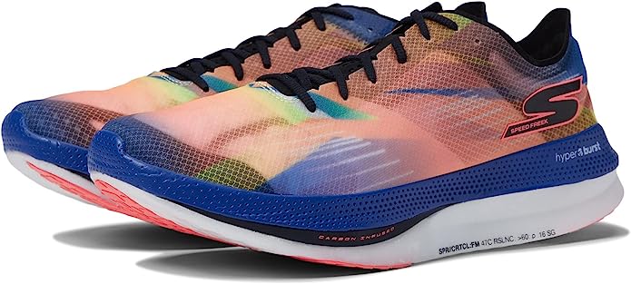 Tênis de corrida feminino Skechers Go Run Speed ​​Freek, preto