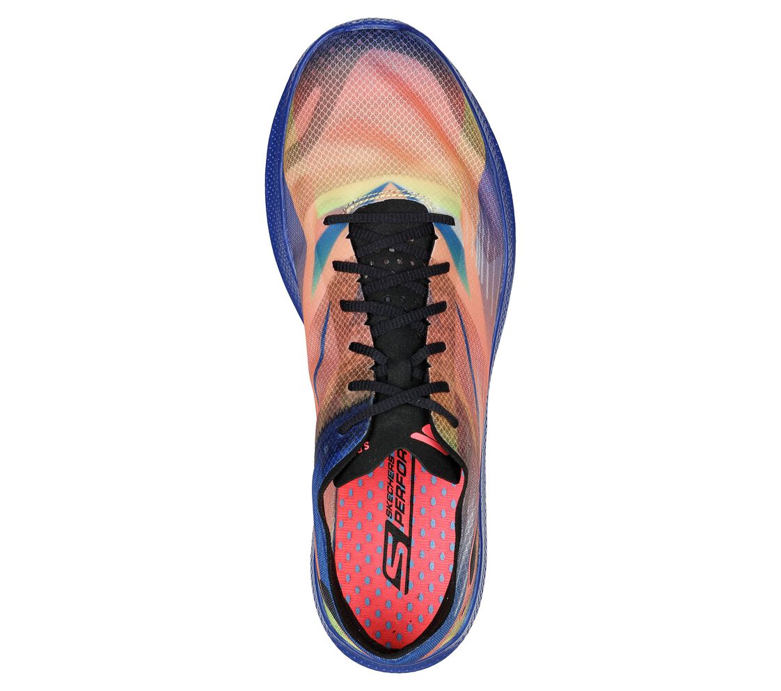 Tênis de corrida feminino Skechers Go Run Speed ​​Freek, preto