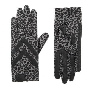 Isotoner - Luvas curtas Chevron femininas