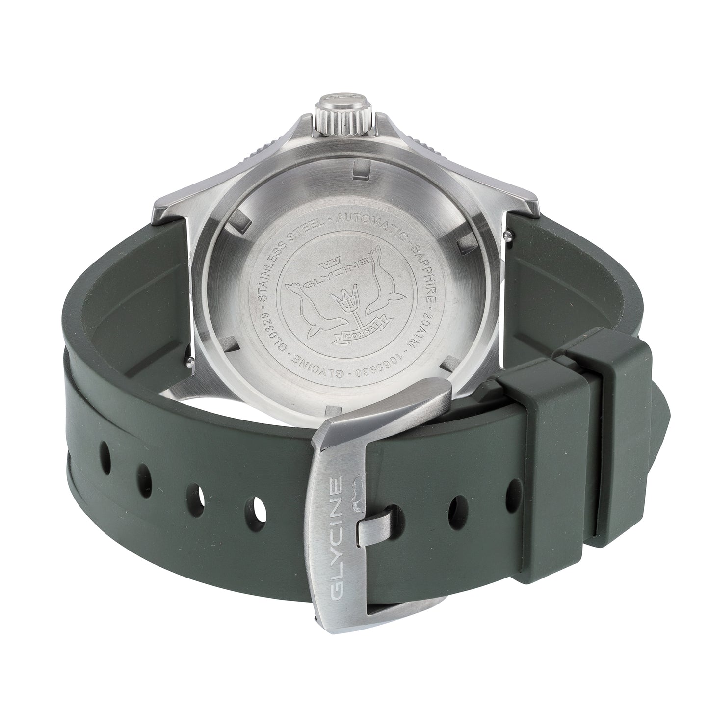 Relógio masculino Glycine GL0329 Combat Sub Sport 42 mm automático