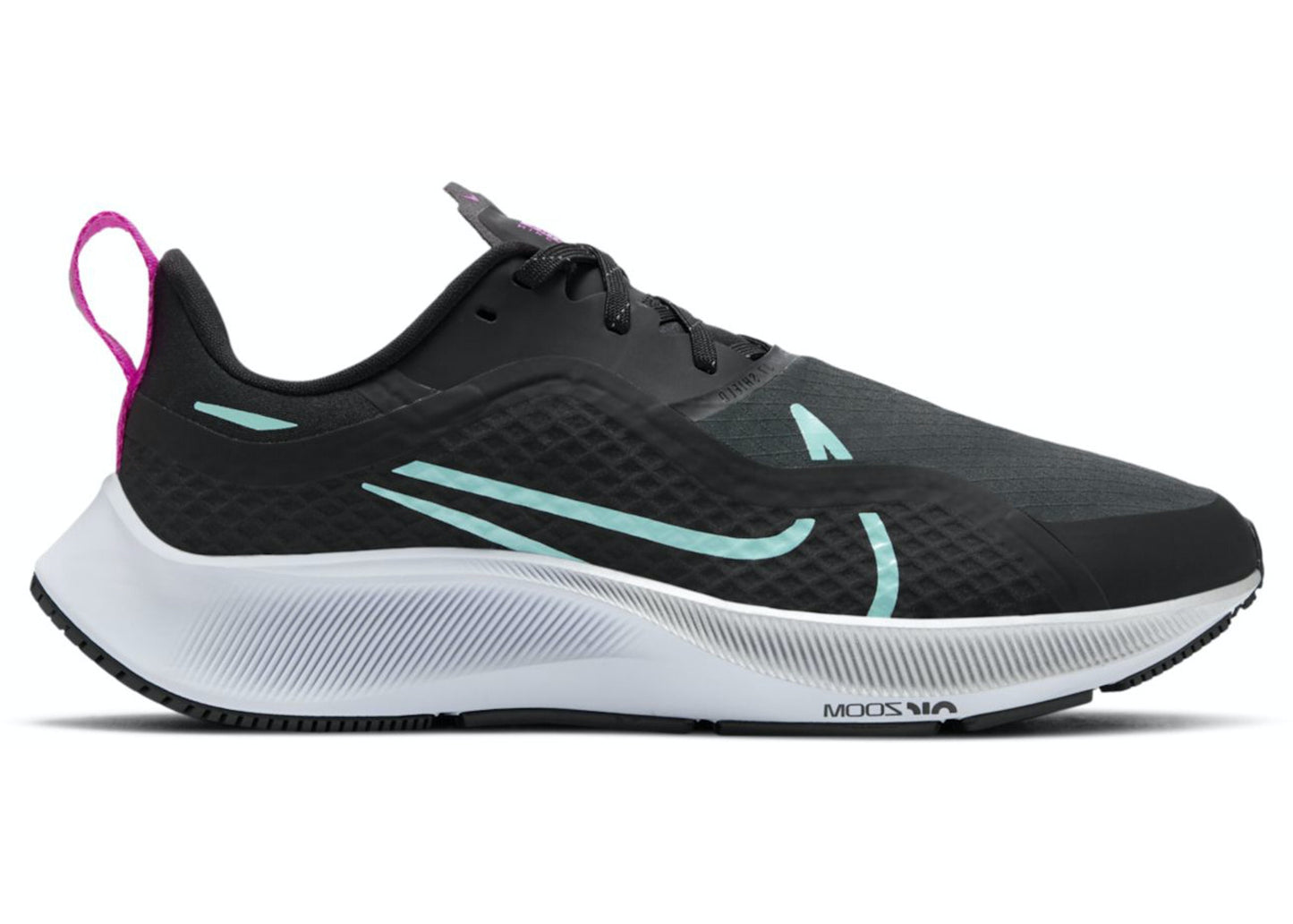 Tênis de corrida Nike Air Zoom Pegasus 37 Shield feminino, preto, tamanho 10,5 B, médio