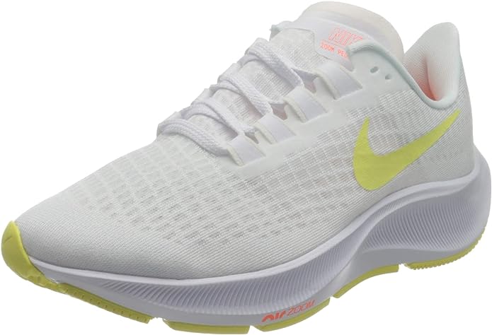 Tênis de corrida Nike AIR Zoom Pegasus 37 feminino, branco, tamanho 10,5 B, médio