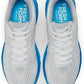 Tênis de corrida feminino New Balance X 880 V12, branco/céu vibrante, tamanho 10,5 B, médio, EUA
