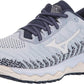 Tênis de corrida Mizuno Wave Sky 4 WAVEKNIT feminino Arctic Ice, cinza, tamanho 6,5 D Wide