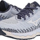 Tênis de corrida Mizuno Wave Sky 4 WAVEKNIT feminino Arctic Ice, cinza, tamanho 6,5 D Wide
