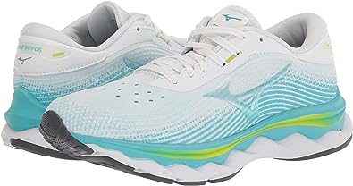 Tênis de corrida Mizuno Wave Sky 5 feminino, branco