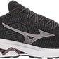 Tênis de corrida Mizuno Wave Inspire 18 feminino, preto, tamanho 7 B, médio