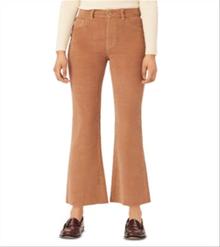 DL1961 Bridget Calça Jeans Bootcut de Cintura Alta Teddy Taupe Marrom