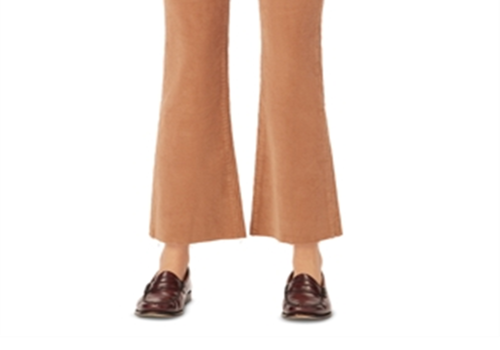 DL1961 Bridget Calça Jeans Bootcut de Cintura Alta Teddy Taupe Marrom