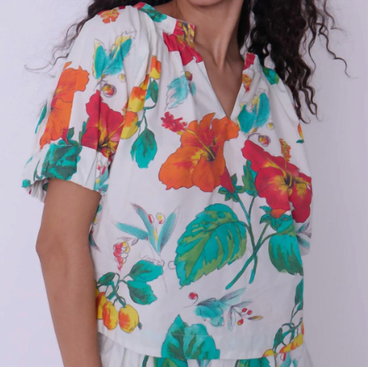 Love The Label - Dawson Top Carmela Floral Print