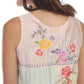 Paparazzi - Patchwork Embroidered Tunic with Slit Sides
