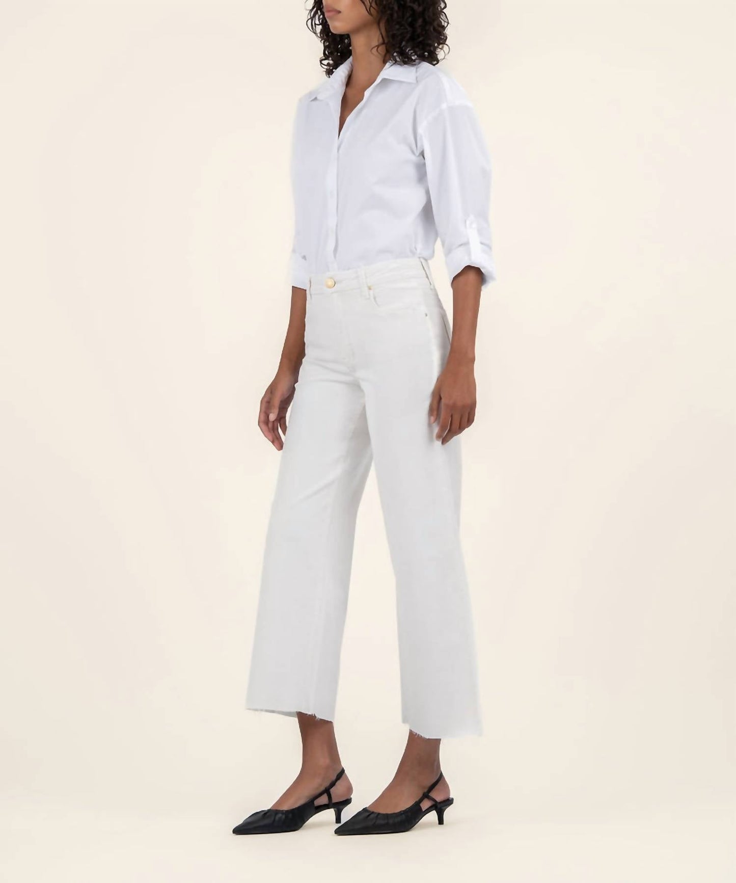 Kut From The Kloth - Meg High Rise Velvet Wide Leg Jeans
