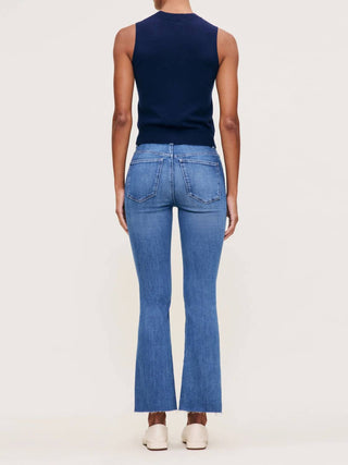 Dl1961 - Feminino - Calça jeans Bridget Instasculpt com bainha crua e corte bootcut no tornozelo