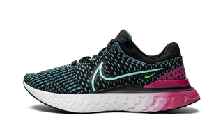 Tênis de corrida Nike React Infinity Fk 3 feminino preto/turquesa