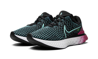 Tênis de corrida Nike React Infinity Fk 3 feminino preto/turquesa