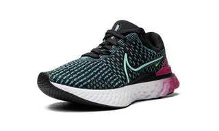 Tênis de corrida Nike React Infinity Fk 3 feminino preto/turquesa
