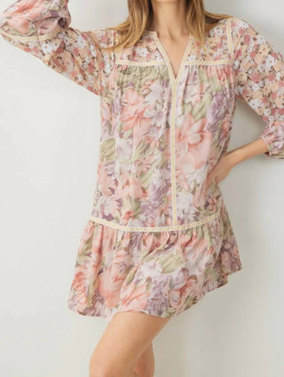 Entro - Floral Drop Waist Dress