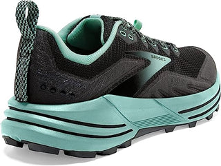 Tênis de trilha Brooks Cascadia 16 feminino, preto/ébano/yucca