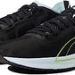 Tênis de corrida Puma Liberate Nitro feminino preto/azul