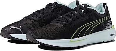 Tênis de corrida Puma Liberate Nitro feminino preto/azul