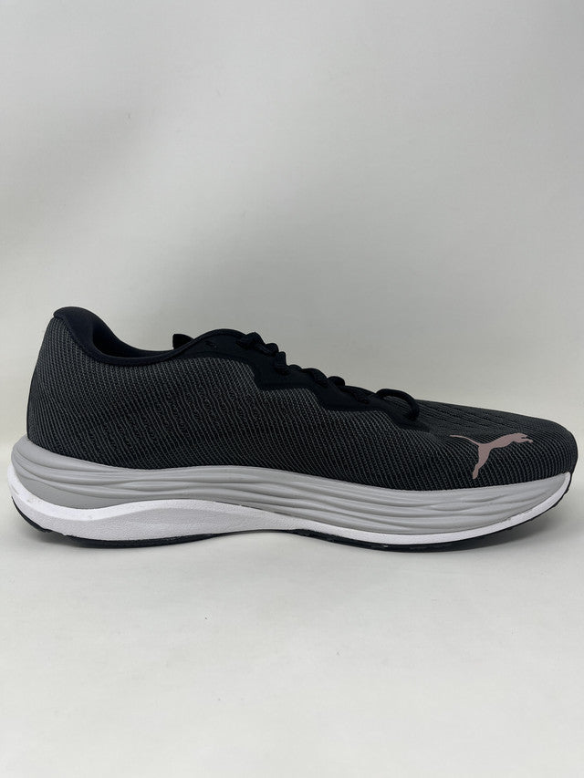 Tênis de corrida feminino Puma Velocity Nitro 2 preto/ouro rosa