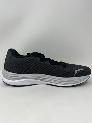 Tênis de corrida feminino Puma Velocity Nitro 2 preto/ouro rosa