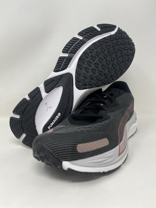 Tênis de corrida feminino Puma Velocity Nitro 2 preto/ouro rosa
